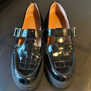 Chelsea & Violet Black Kids Dress Shoes